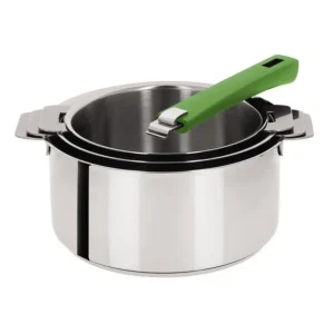 en ligne vente Casserole Mutine Ø 14 cm Manche Amovible Inox Cristel 14