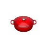 achetez pas cher Cocotte En Fonte Basse 30 Cm Cerise Le Creuset Signature 17