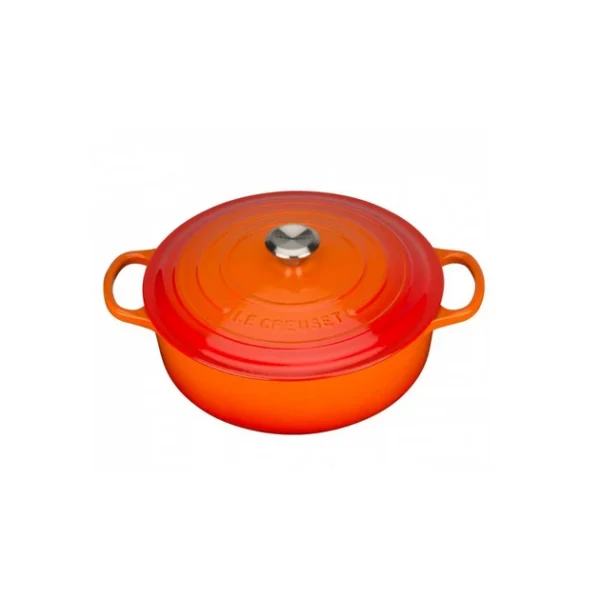 Cocotte En Fonte Basse 30 Cm Volcanique Le Creuset Signature offre spéciale 1