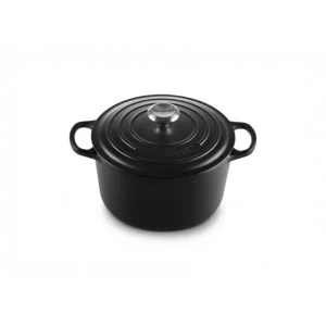 Cocotte En Fonte Haute 26 Cm Noir Ebène Le Creuset vente luxe pas cher 9