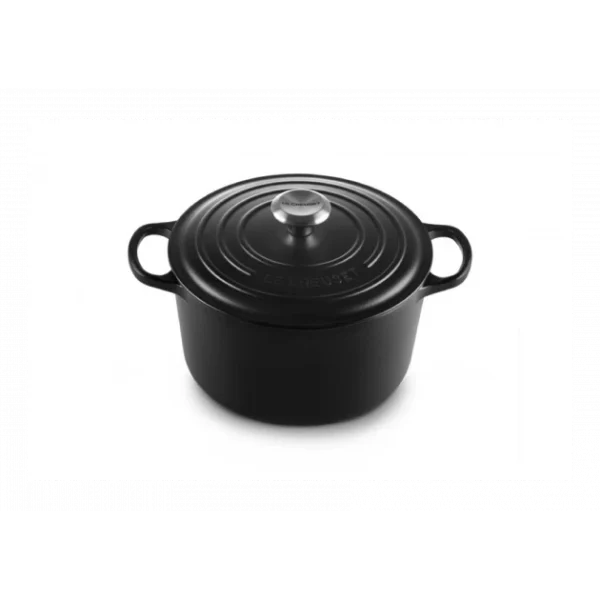 Cocotte En Fonte Haute 26 Cm Noir Ebène Le Creuset vente luxe pas cher 3