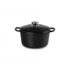 Cocotte En Fonte Haute 26 Cm Noir Ebène Le Creuset vente luxe pas cher 16