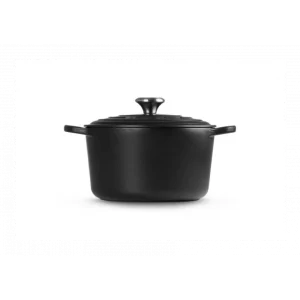 Cocotte En Fonte Haute 26 Cm Noir Ebène Le Creuset vente luxe pas cher 11