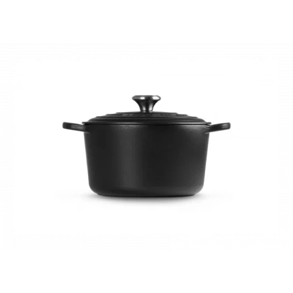 Cocotte En Fonte Haute 26 Cm Noir Ebène Le Creuset vente luxe pas cher 4