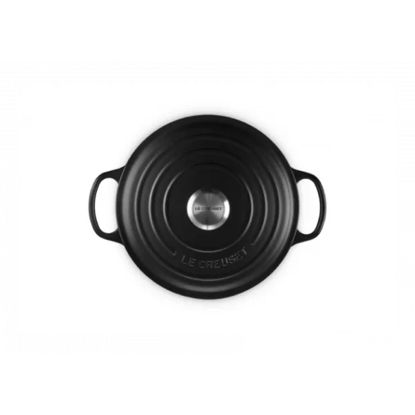 Cocotte En Fonte Haute 26 Cm Noir Ebène Le Creuset vente luxe pas cher 5