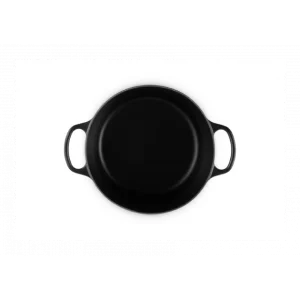 Cocotte En Fonte Haute 26 Cm Noir Ebène Le Creuset vente luxe pas cher 15