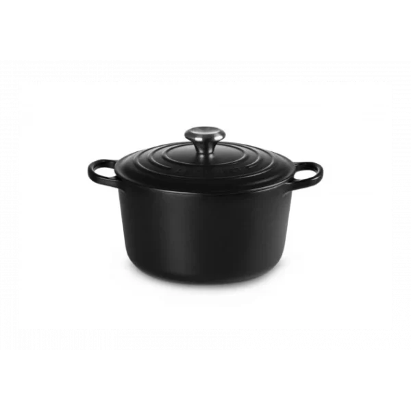 Cocotte En Fonte Haute 26 Cm Noir Ebène Le Creuset vente luxe pas cher 1