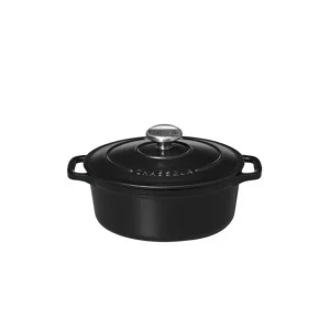 comparez les prix Cocotte En Fonte Ovale 17 Cm Noir Mat Chasseur 9