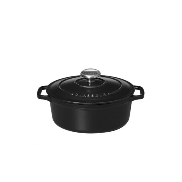 comparez les prix Cocotte En Fonte Ovale 17 Cm Noir Mat Chasseur 3