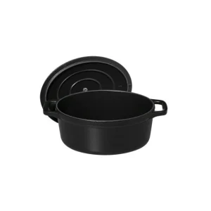 comparez les prix Cocotte En Fonte Ovale 17 Cm Noir Mat Chasseur 11