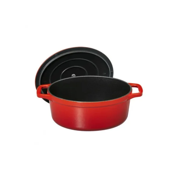 Cocotte en Fonte Ovale 17 cm Rubis Chasseur le grand escompte 4