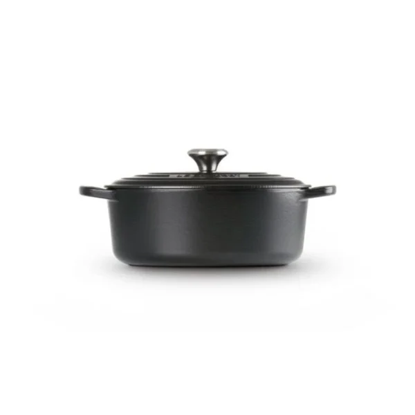 en ligne Cocotte En Fonte Ovale 27 Cm Noir Mat Le Creuset Signature 3