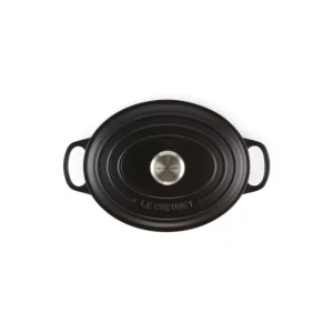 en ligne Cocotte En Fonte Ovale 27 Cm Noir Mat Le Creuset Signature 11