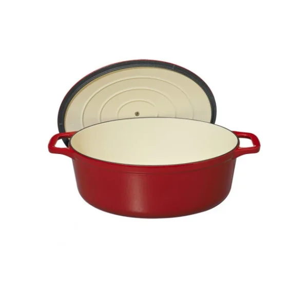 Cocotte En Fonte Ovale 27 Cm Rouge Chasseur mode tendance 3