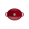 en france Cocotte en Fonte Ovale 27 cm Rouge Chasseur 22