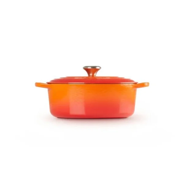 vente chaude Cocotte En Fonte Ovale 27 Cm Volcanique Le Creuset Signature 3