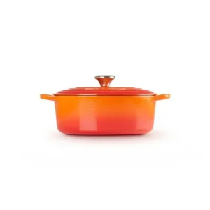 Cocotte en Fonte Ovale 27 cm Volcanique Le Creuset Signature en ligne vente 10