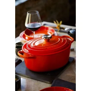 vente chaude Cocotte En Fonte Ovale 27 Cm Volcanique Le Creuset Signature 16