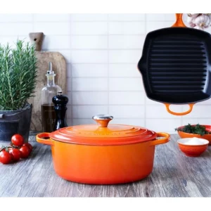 Cocotte en Fonte Ovale 27 cm Volcanique Le Creuset Signature en ligne vente 18