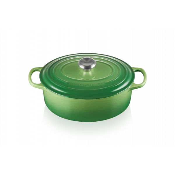 Cocotte En Fonte Ovale 29 Cm Bamboo Le Creuset Signature soldes pas cher 1