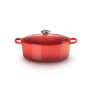 Pas Cher Magasin Soldes Cocotte En Fonte Ovale 29 Cm Cerise Le Creuset Signature 11