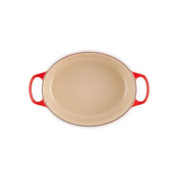 Pas Cher Magasin Soldes Cocotte En Fonte Ovale 29 Cm Cerise Le Creuset Signature 5