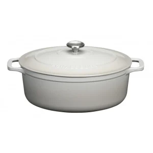 grossiste Cocotte En Fonte Ovale 29 Cm Macadamia Chasseur 8