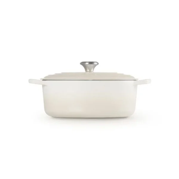 Cocotte En Fonte Ovale 29 Cm Meringue Signature Le Creuset grossiste en ligne 3