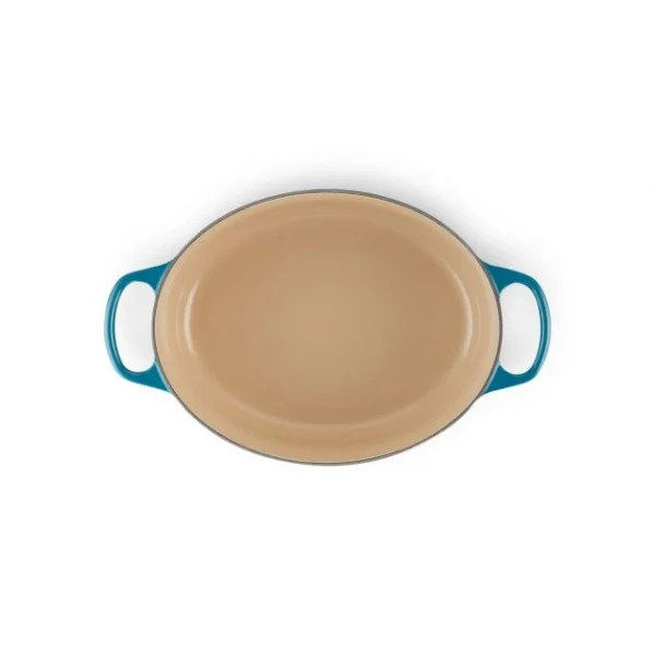 Cocotte En Fonte Ovale 31 Cm Deep Teal Le Creuset Signature prix pas cher 5