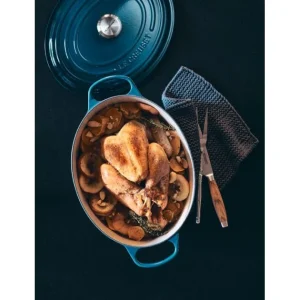 Cocotte En Fonte Ovale 31 Cm Deep Teal Le Creuset Signature prix pas cher 18