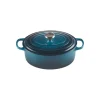 Cocotte En Fonte Ovale 31 Cm Deep Teal Le Creuset Signature prix pas cher 16