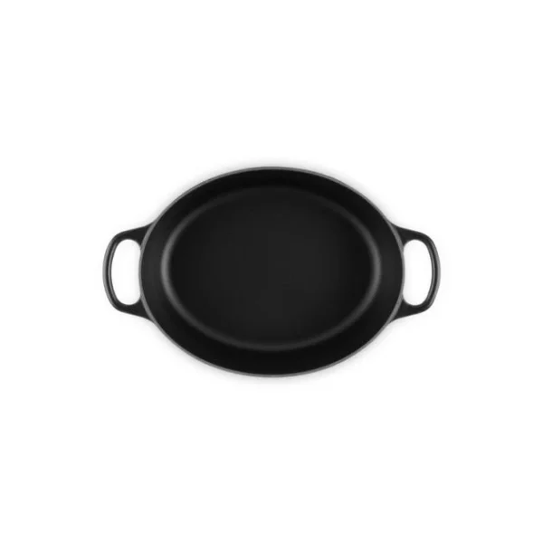 meilleur service Cocotte en Fonte Ovale 31 cm Noir mat Le Creuset Signature 5