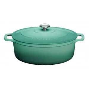 Cocotte En Fonte Ovale 33 Cm Quartz Chasseur en ligne 10