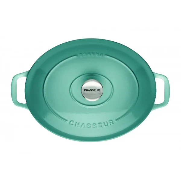 Cocotte En Fonte Ovale 33 Cm Quartz Chasseur en ligne 1