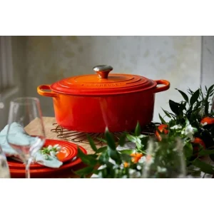 Neuve avec étiquette Cocotte En Fonte Ovale 40 Cm Volcanique Le Creuset Signature 15