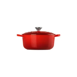 Cocotte en Fonte Ronde 18 cm Cerise Le Creuset Signature pas cher 8