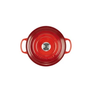 Retour Gratuit Cocotte En Fonte Ronde 18 Cm Cerise Le Creuset Signature 10