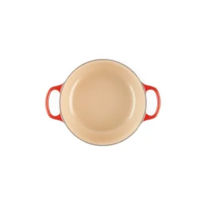 Retour Gratuit Cocotte En Fonte Ronde 18 Cm Cerise Le Creuset Signature 12