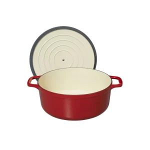 Cocotte en Fonte Ronde 18 cm Rouge Chasseur Les achats en ligne 11