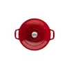 excellents soldes Cocotte en Fonte Ronde 18 cm Rubis Chasseur 17