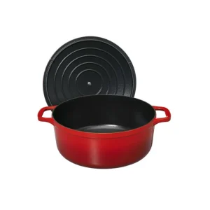 excellents soldes Cocotte en Fonte Ronde 18 cm Rubis Chasseur 11