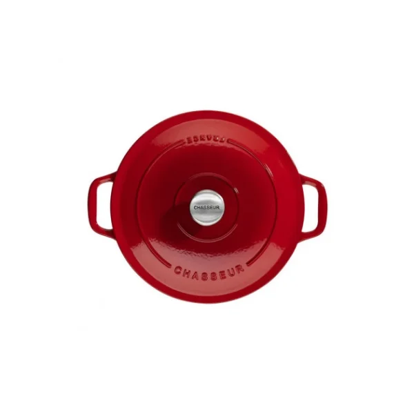 excellents soldes Cocotte en Fonte Ronde 18 cm Rubis Chasseur 1