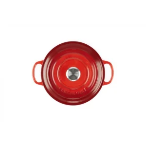 en ligne officielle Cocotte En Fonte Ronde 20 Cm Cerise Le Creuset Signature 13