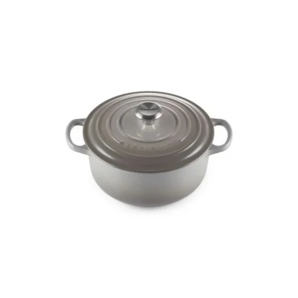 Cocotte En Fonte Ronde 20 Cm Mist Grey Le Creuset Signature france 1