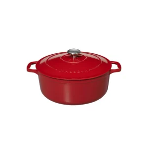 Cocotte en Fonte Ronde 20 cm Rouge Chasseur mode pas cher 9