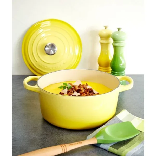 Cocotte En Fonte Ronde 20 Cm Soleil Le Creuset Signature meilleure qualité 6