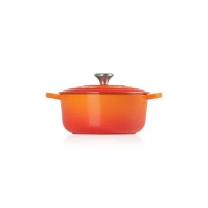 Cocotte en Fonte Ronde 20 cm Volcanique Le Creuset Signature prix le plus bas 10