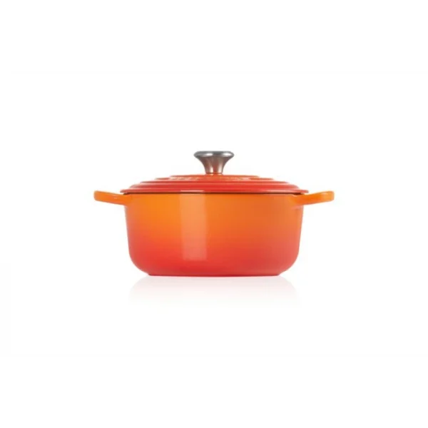 Cocotte en Fonte Ronde 20 cm Volcanique Le Creuset Signature prix le plus bas 3