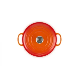 Cocotte en Fonte Ronde 20 cm Volcanique Le Creuset Signature prix le plus bas 12