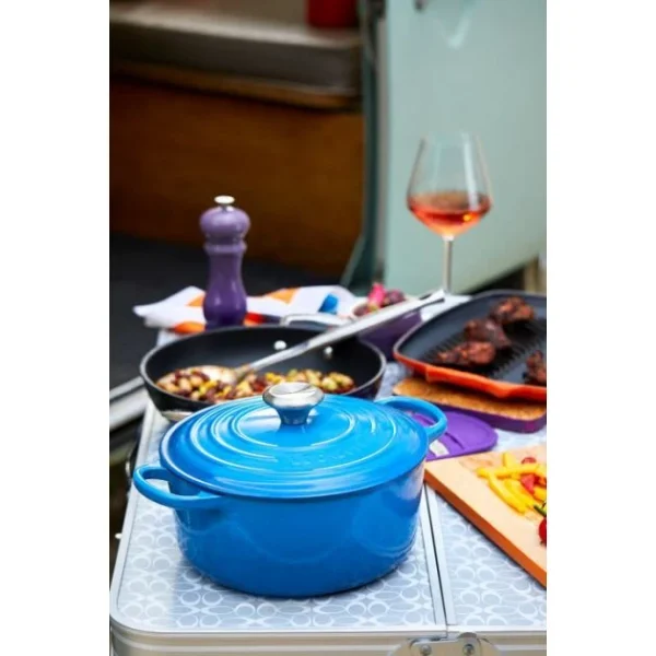 marque pas cher en ligne Cocotte En Fonte Ronde 22 Cm Marseille Le Creuset Signature 6